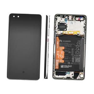 DISPLAY LCD PER HUAWEI NOVA 10 PRO SILVER CON FRAME + BATTERIA 02354YMS