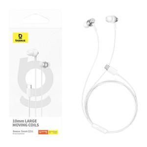 CUFFIE AURICOLARI BASEUS ENCOK CZ11 BIANCO A00164300213-Z1
