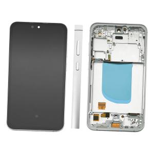 DISPLAY LCD PER SAMSUNG S711B S23 FE 5G BIANCO / INDIGO / TANGERINE / MINT / CREAM CON FRAME (HARD OLED iTruColor) (O/S)
