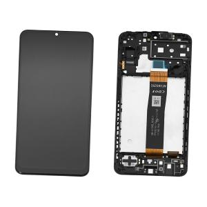 DISPLAY LCD PER SAMSUNG A136B A13 5G NERO CON FRAME GH82-29077A GH82-29078A (FLAT SM-A136B REV0.1 CDOT)