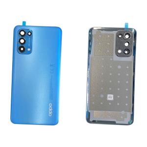 BACK COVER PER OPPO FIND X3 LITE / RENO 5 BLU CON VETRO CAM 4906013 - SERVICE PACK