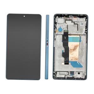 DISPLAY LCD PER XIAOMI POCO F5 5G BLU / VERDE CON FRAME 560003M16T00 - SERVICE PACK