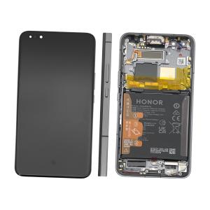 DISPLAY LCD PER HUAWEI HONOR MAGIC5 PRO NERO CON FRAME + BATTERIA 0235AFDG SERVICE PACK