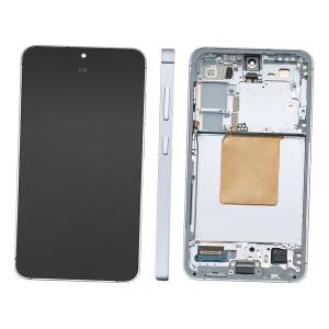 DISPLAY LCD PER SAMSUNG S921B S24 5G BLU / SAPPHIRE BLUE CON FRAME GH82-33287F