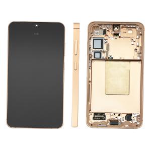 DISPLAY LCD PER SAMSUNG S926B S24 PLUS 5G ARANCIONE / SANDSTONE ORANGE CON FRAME GH82-33410G