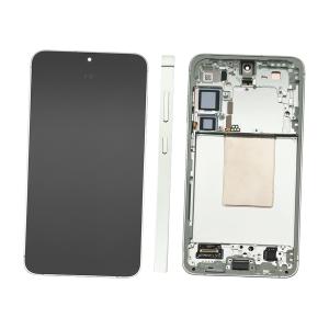 DISPLAY LCD PER SAMSUNG S926B S24 PLUS 5G VERDE / JADE GREEN CON FRAME GH82-33410E