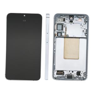 DISPLAY LCD PER SAMSUNG S926B S24 PLUS 5G BLU / SAPPHIRE BLUE CON FRAME GH82-33410F