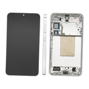 DISPLAY LCD PER SAMSUNG S926B S24 PLUS 5G GRIGIO / MARBLE GREY CON FRAME GH82-33410B - SERVICE PACK