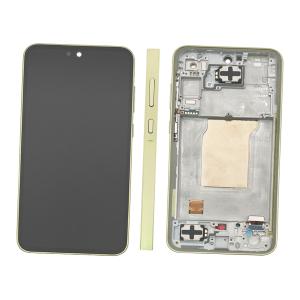 DISPLAY LCD PER SAMSUNG A356B A35 5G GIALLO / AWESOME LEMON CON FRAME GH82-34221D