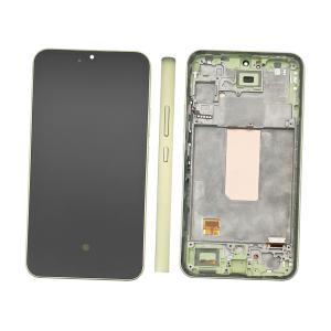 DISPLAY LCD PER SAMSUNG A346B A34 LIME CON FRAME (AMOLED) (O/S)
