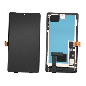 DISPLAY LCD PER GOOGLE PIXEL 7 PRO GP4BC GE2AE NERO CON CORNICE FRAME (AMOLED) (O/S)