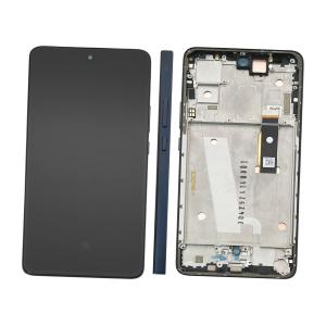 DISPLAY LCD PER MOTOROLA XT2203 MOTO EDGE 30 NERO CON FRAME (AMOLED)
