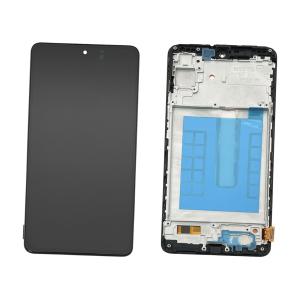 DISPLAY LCD PER SAMSUNG M536B M53 5G NERO CON FRAME (AMOLED) (O/S)