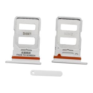 CARRELLO SIM PER XIAOMI REDMI NOTE 12 PRO 5G BIANCO 1611701000219A