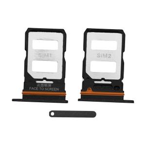 CARRELLO SIM PER XIAOMI REDMI 12 PRO 5G NERO / ONYX BLACK 48200000NQ3W