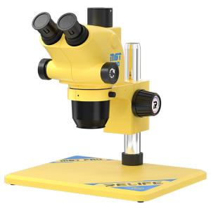 MICROSCOPIO RELIFE RL-M6T PRO-B11 TRINOCULARE 6.5-65X CON INTERFACCIA 0.5CTV - GIALLO