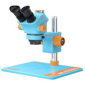MICROSCOPIO RELIFE RL-M5T PRO-B11 TRINOCULARE 0.7-5.0X CON INTERFACCIA 0.5CTV - BLU