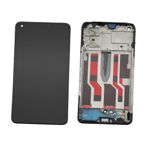 DISPLAY LCD PER OPPO RENO 8 LITE / RENO 6 Z / RENO 7 Z NERO CON FRAME (AMOLED)