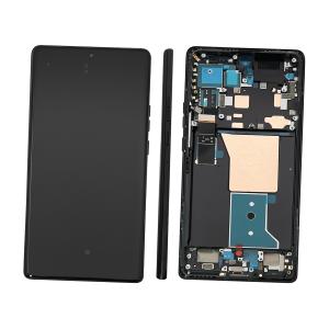 DISPLAY LCD PER MOTOROLA XT2301 MOTO EDGE 40 PRO NERO CON FRAME (OLED)