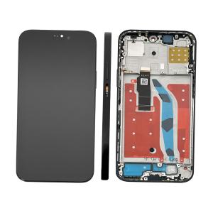 DISPLAY LCD PER HONOR 200 LITE LLY-NX1 / X8B X8boost LLY-LX1 NERO CON FRAME (AMOLED)