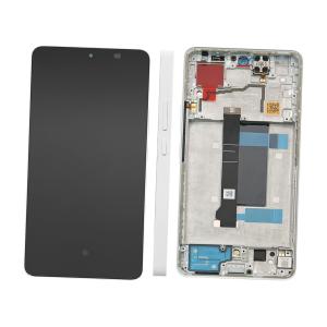 DISPLAY LCD PER XIAOMI POCO X6 5G BIANCO CON FRAME 560001N16P00 - SERVICE PACK