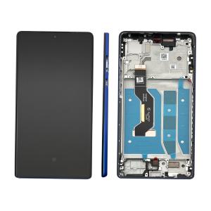 DISPLAY LCD PER MOTOROLA XT2427-3 MOTO G85 5G BLU CON FRAME 5D68C24856 5D68C25003 5D68C24994