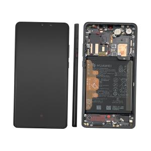 DISPLAY LCD PER HUAWEI P30 PRO NERO CON FRAME 02354NAK 02355UMW 02355UNB 02354NAF - SERVICE PACK