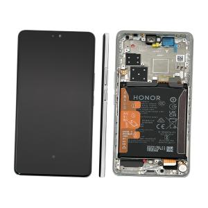 DISPLAY LCD PER HONOR 200 PRO BIANCO / MOONLIGHT WHITE CON FRAME 0235ALRF