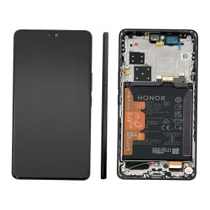 DISPLAY LCD PER HONOR 200 PRO NERO CON FRAME 0235ALRD 0235AKHM - SERVICE PACK