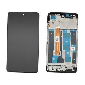 DISPLAY LCD PER REALME C65 4G RMX3910 NERO CON FRAME 621029000189 - SERVICE PACK