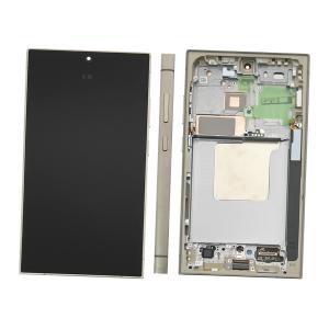 DISPLAY LCD PER SAMSUNG S928B S24 ULTRA 5G GRIGIO CON FRAME GH82-33396A