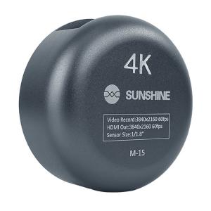 TELECAMERA MICROSCOPICA INDUSTRIALE 4K SUNSHINE M-15 HD PER MICROSCOPIO TRINOCULARE