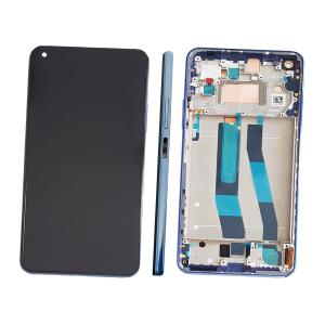 DISPLAY LCD PER XIAOMI MI 11 LITE BLU CON FRAME 56000C0K9A00 5600040K9A00 - SERVICE PACK