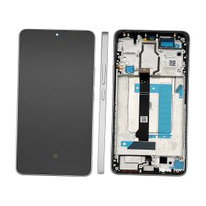 DISPLAY LCD PER XIAOMI POCO F6 GRIGIO / TITANIUM CON FRAME 5600050N16T00 - SERVICE PACK