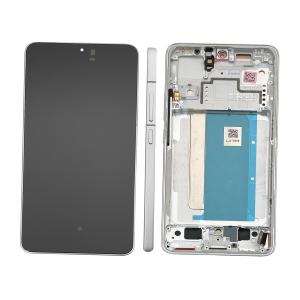 DISPLAY LCD PER XIAOMI POCO F6 PRO 5G BIANCO CON FRAME 5600150N1100 - SERVICE PACK