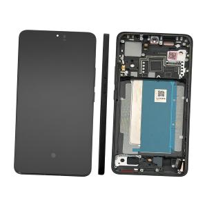 DISPLAY LCD PER XIAOMI POCO F6 PRO 5G NERO CON FRAME 5600160N1100 - SERVICE PACK