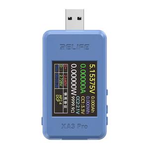 TESTER USB VOLTIMETRO AMPEROMETRO RELIFE XA3 PRO