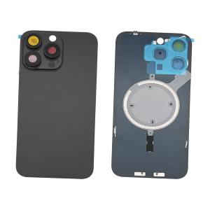 BACK COVER PER IPHONE 15 PRO MAX NERO / BLACK TITANIUM COMPATIBILE