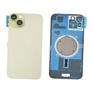 BACK COVER PER IPHONE 15 PLUS GIALLO COMPATIBILE