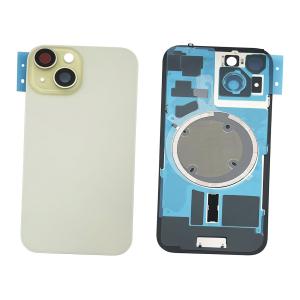 BACK COVER PER IPHONE 15 GIALLO COMPATIBILE
