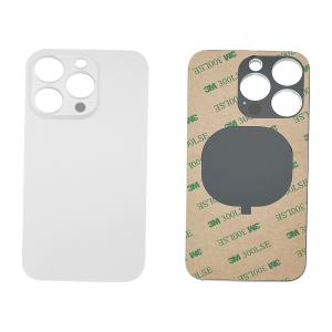 VETRO POSTERIORE PER IPHONE 14 PRO BIANCO SILVER (BIG HOLE) COMPATIBILE