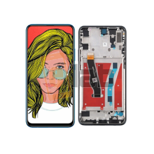 DISPLAY - LCD HUAWEI P SMART Z / Y9 PRIME 2019 BLU CON FRAME STK-LX1 - STK-LX2 - STK-LX2Z