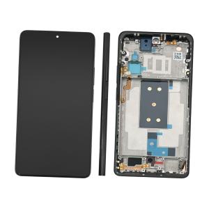 DISPLAY LCD PER XIAOMI MI 11T PRO NERO CON FRAME 5600030K3S00 56000E0K3S00 - SERVICE PACK