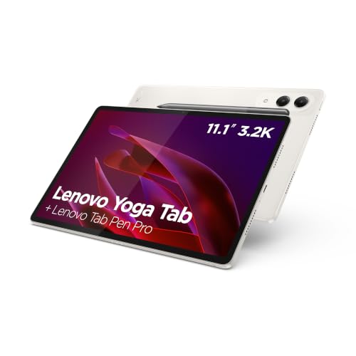 Lenovo Yoga Tab 11.1” Tablet Android 3.2K 144Hz con Penna Inclusa