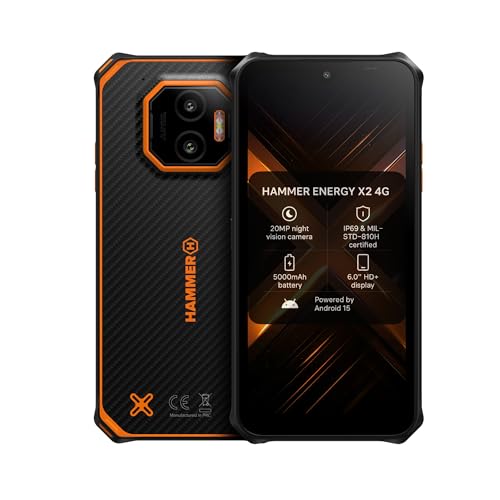 HAMMER ENERGY X2 Rugged Smartphone Android 15