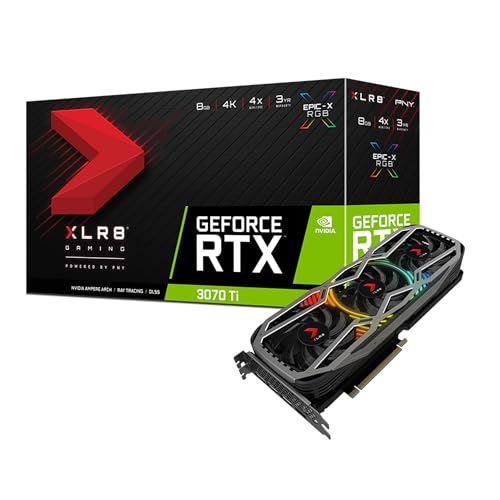 PNY Scheda Grafica GeForce RTX™ 3070 Ti 8GB XLR8 Gaming REVEL EPIC-X R
