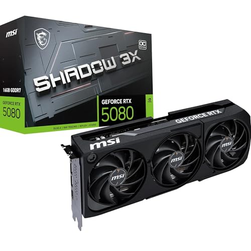 msi GeForce RTX 5080 16G SHADOW 3X OC Scheda Grafica