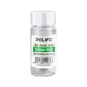 PALLINE DI STAGNO PER REBALLING RELIFE RL-403B 0.55mm