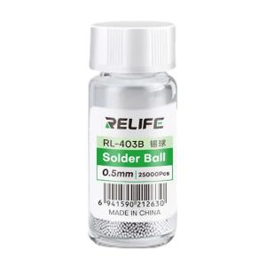 PALLINE DI STAGNO PER REBALLING RELIFE RL-403B 0.50mm