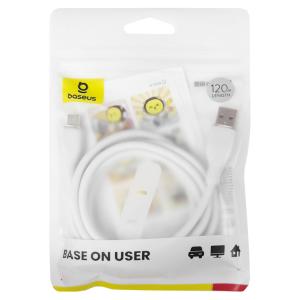 CAVO USB + TYPE-C BASEUS 100W 1.2M BIANCO P10355703221-00